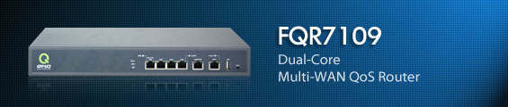 QNO FQR7109 Multi-Core Multi-WAN Internet Firewall Load Balancer Router