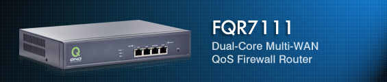 QNO FQR7111 Multi-Core Multi-WAN QoS Firewall Load Balancer Router