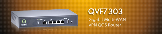 QNO QVF7303 Gigabit Multi-WAN VPN Load Balancer Router QNO QVF7303 Gigabit Multi-WAN VPN Load Balancer Router