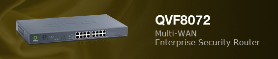 QNO QVF8072 Multi-WAN VPN Load Balancer Router QNO QVF8072 Multi-WAN VPN Load Balancer Router