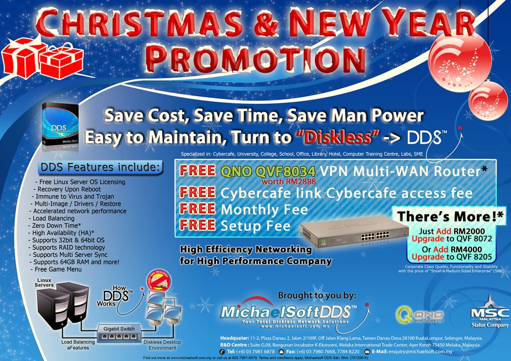 Michaelsoft DDS Wish You have Merry Christmas 2010